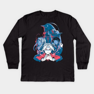 Fullmetal Team! Kids Long Sleeve T-Shirt